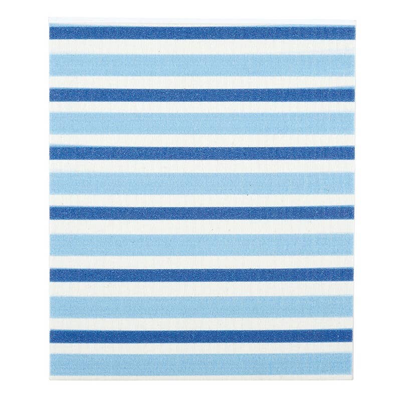 Blue Stripe  Washcloth