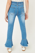 Load image into Gallery viewer, Tween Cropped Frill Flare Jeans
