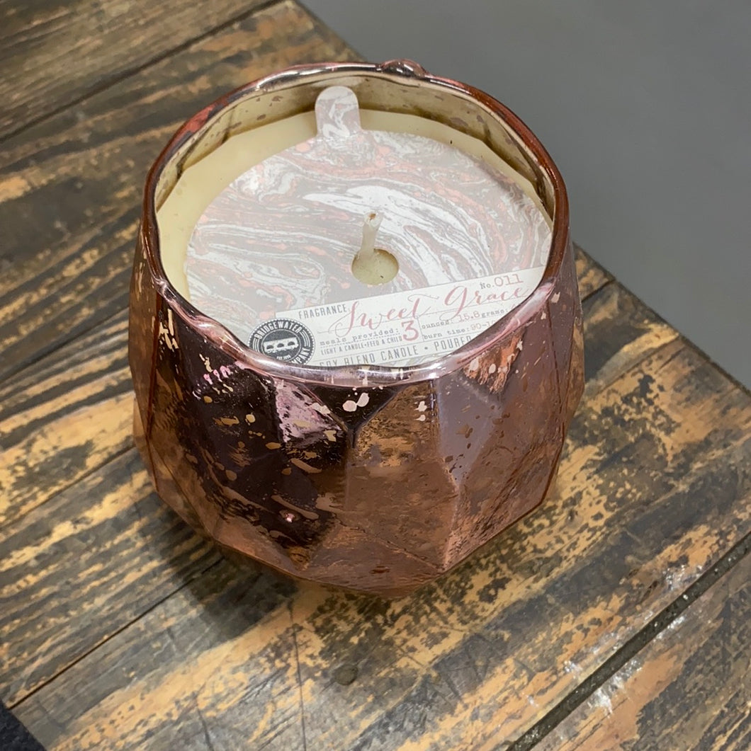 Pink sweet grace candle