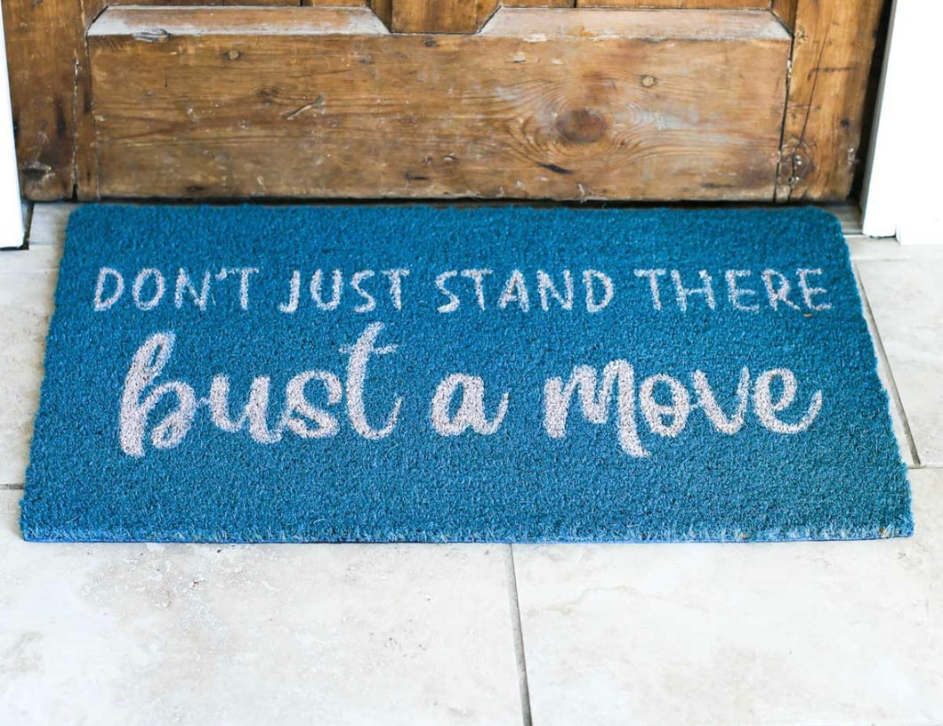 Bust a Move Coir Doormat