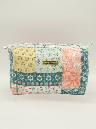 Quilting Pattern Cosmetic Bag