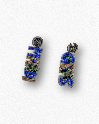 poydras mardi gras earrings