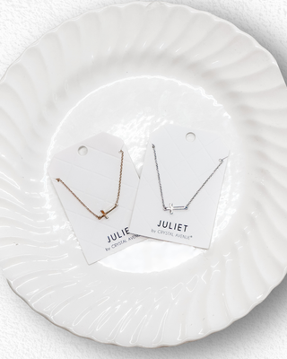 dainty cross necklace