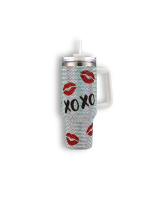 XOXO Rhinstone Tumbler