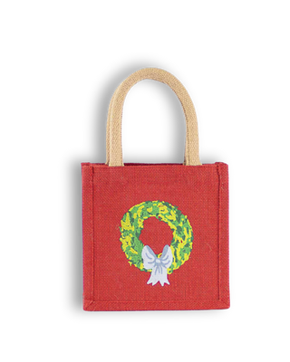wreath petite gift tote