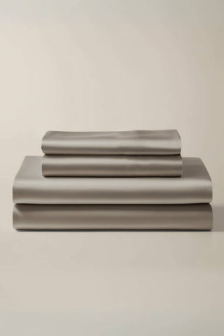Faceplant Bamboo Sheet Set: Pearl Grey / King