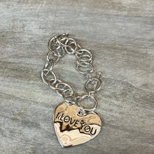Load image into Gallery viewer, Heart Chain Bracelet
