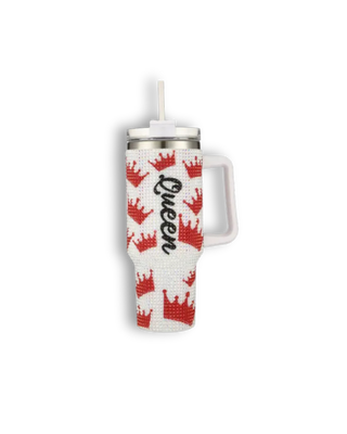 Queen Rhinestone Tumbler