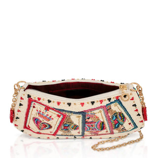 Shuffle Beaded Crossbody Handbag