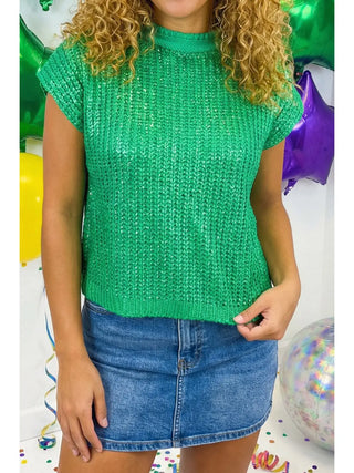 Parade Ready Metallic Top