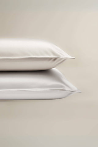 Bamboo Pillowcase Set: Pearl Grey / King