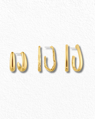 modern muse hoop earring set