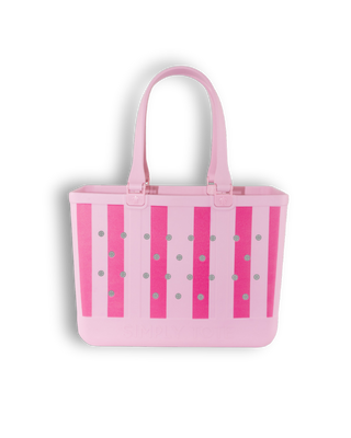 Simply Tote - Striped Berry