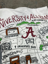 Load image into Gallery viewer, Tuscaloosa Campus Map T-shirt
