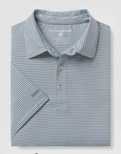 Load image into Gallery viewer, Largo Stripe Polo- Tonal Teal
