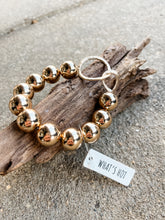 Load image into Gallery viewer, Big Bead Double Circle Bracelet
