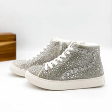 Load image into Gallery viewer, Corkys Flashy Sneaker in Clear Rhinestone
