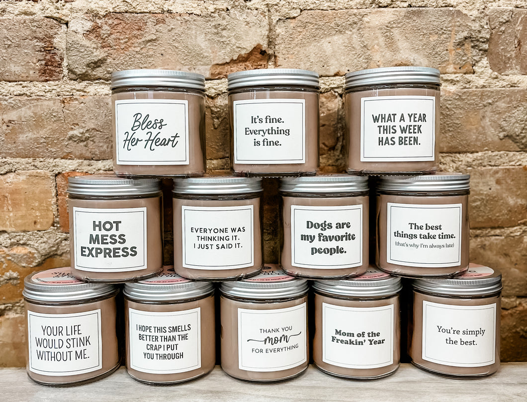 Sweet grace snarky candles
