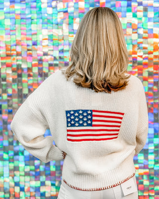 Flag cardigan