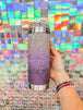 Violet crystal purple ombre