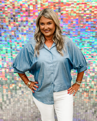 Timeless Denim Button-Up