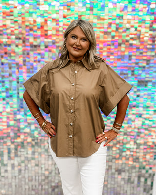 Golden Hour Button Down Top