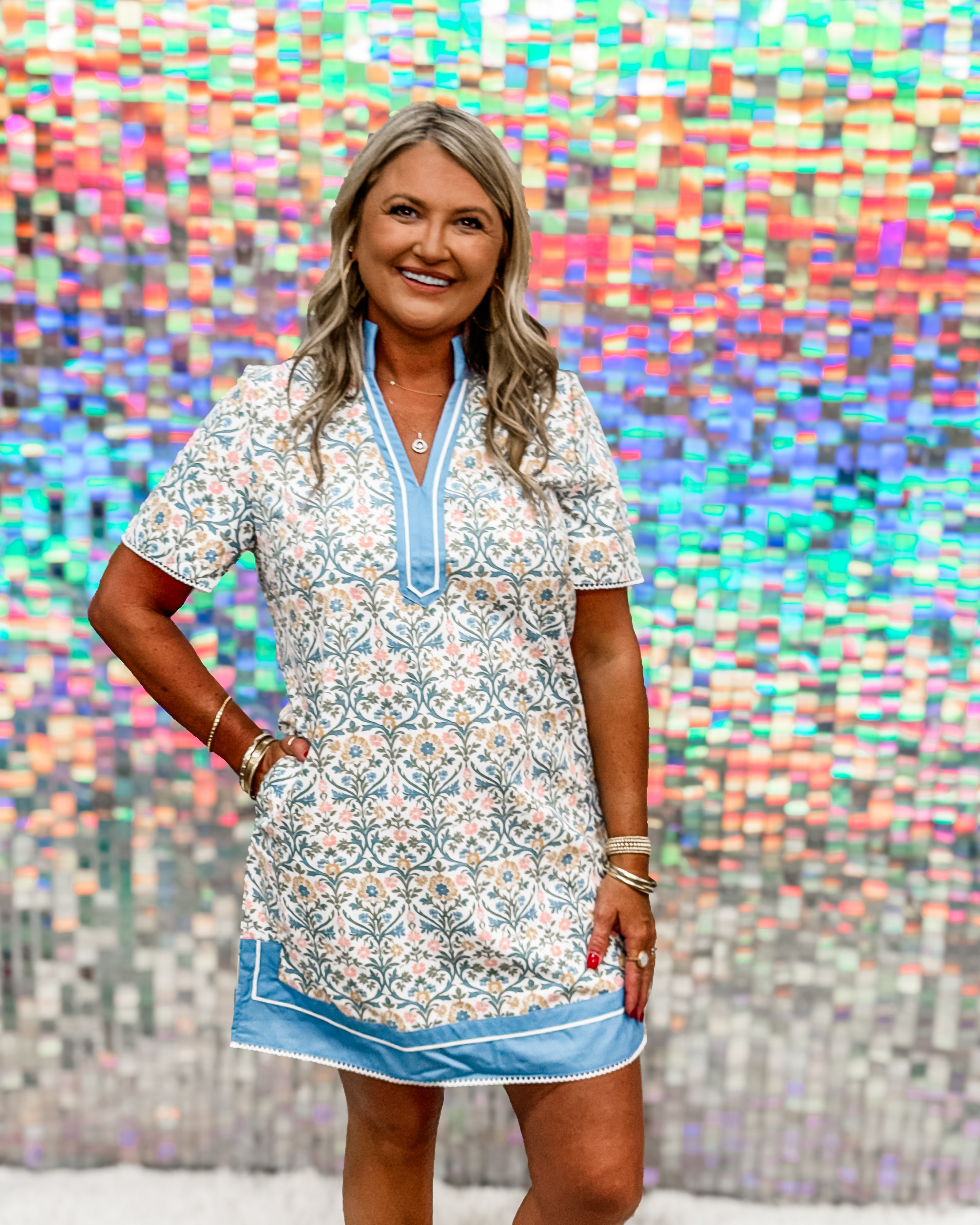 Mary Square Vintage Garden Shift Dress – Hawt Mess Boutique