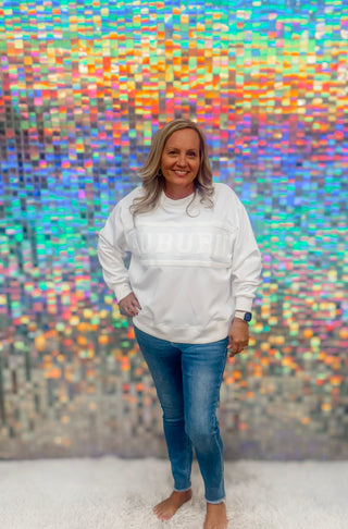Sarah Auburn Varsity Sweatshirt