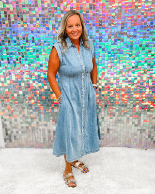 The Downtown Denim Midi