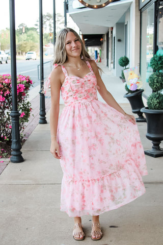 Sweetheart midi dress