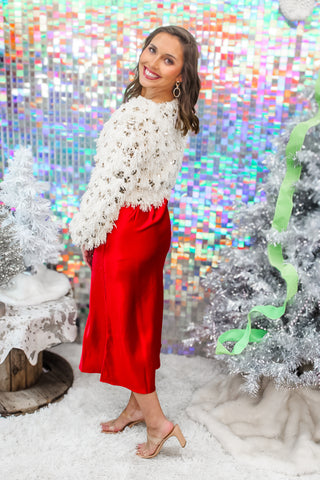 Cranberry sprtiz skirt