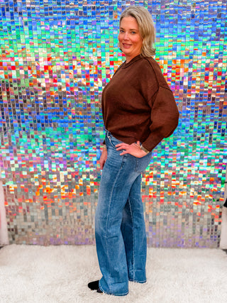 bayeas mid rise straight leg jeans