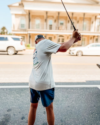 Full Send Tee in Oyster