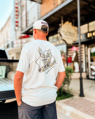 Camo Flight Tee in Oyster