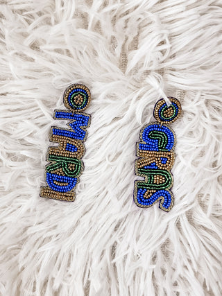 poydras mardi gras earrings