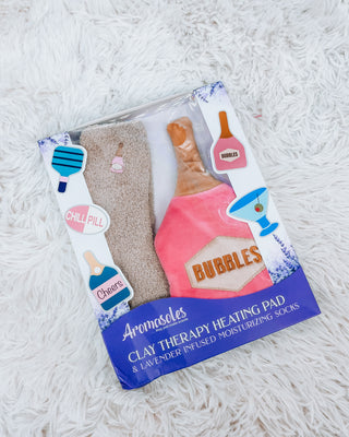 “bubbles” Heating Pad and Socks Set