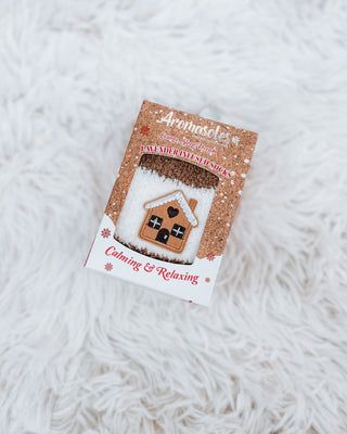 lavendar gingerbread socks