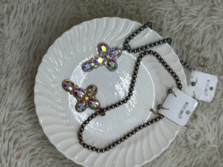 chunky cross necklace