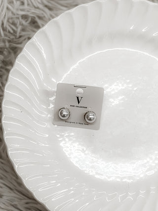 pearl with bling studs