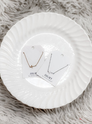 dainty cross necklace