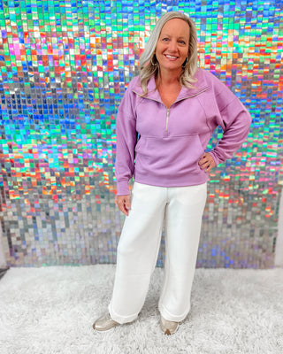 simply lilac pullover