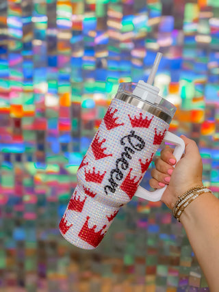 Queen Rhinestone Tumbler