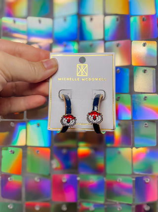 Aubie Hoop Earrings