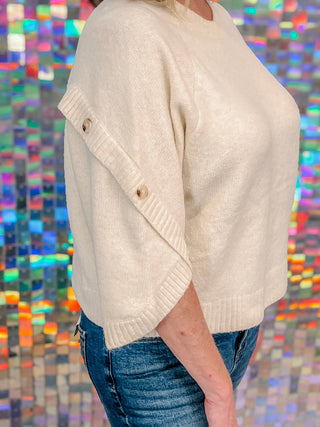 Cute as a Button Sweater