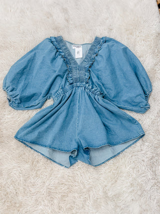 smocked and sassy romper