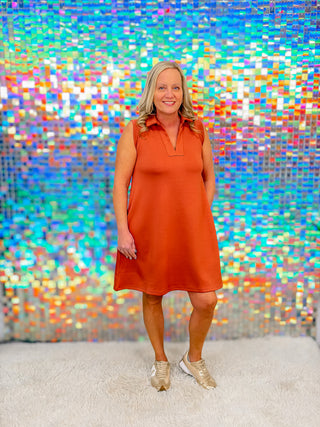 P. CILL Sleeveless Tennis Dress - Dusty Rose