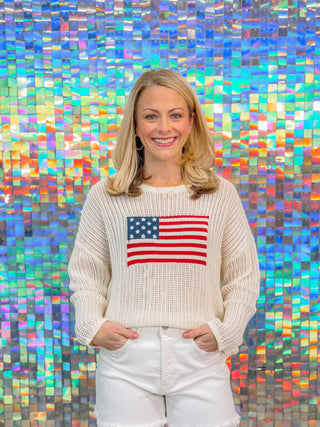 Simply Southern American Flag Sweater