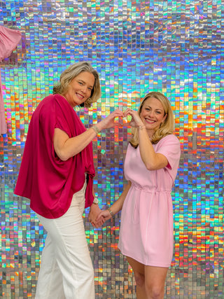 Simply Southern lounge dress-pink