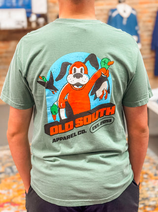 old south pixeled duck hunt tshirt