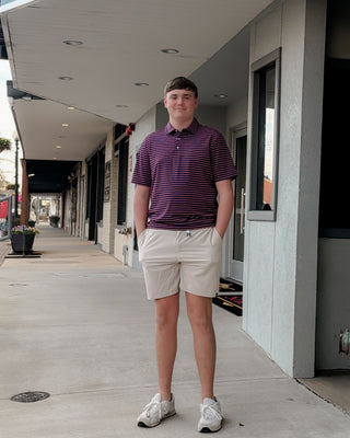 Simply Southern  Polo – Red Stripe